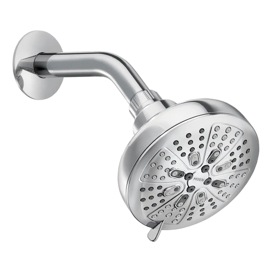 Hydro Energetix Eight-Function 5" Diameter Spray Head Standard