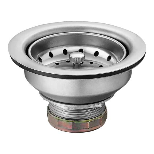 Moen Steel Drop-In Basket Strainer with Drain Assembly 3-1/2"