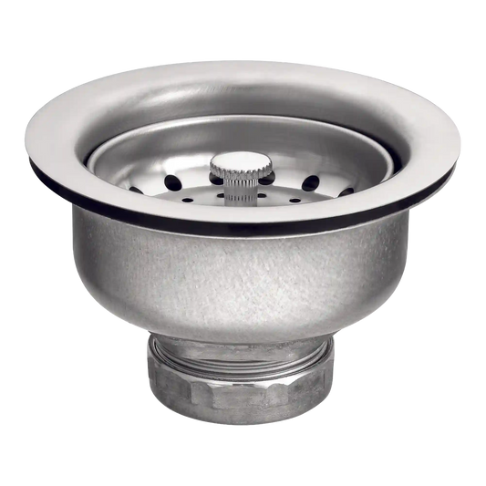 Moen Stainless Steel Basket Strainer with Drain Assembly 3-1/2"