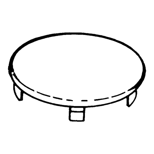 Moen Stainless Steel Sink Hole Cover 1-1/2"