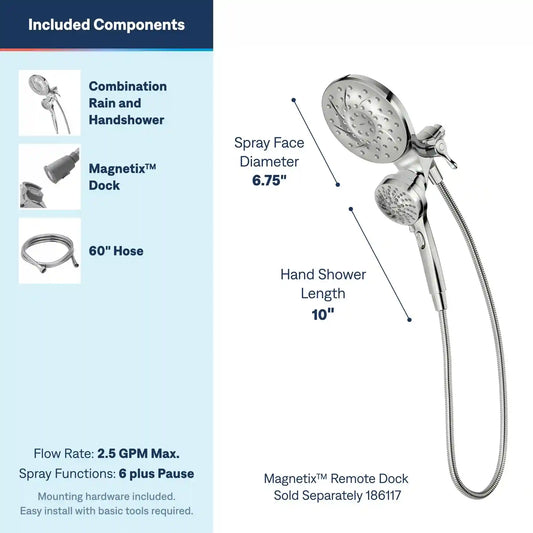 Engage Six-Function Standard with Handheld Shower