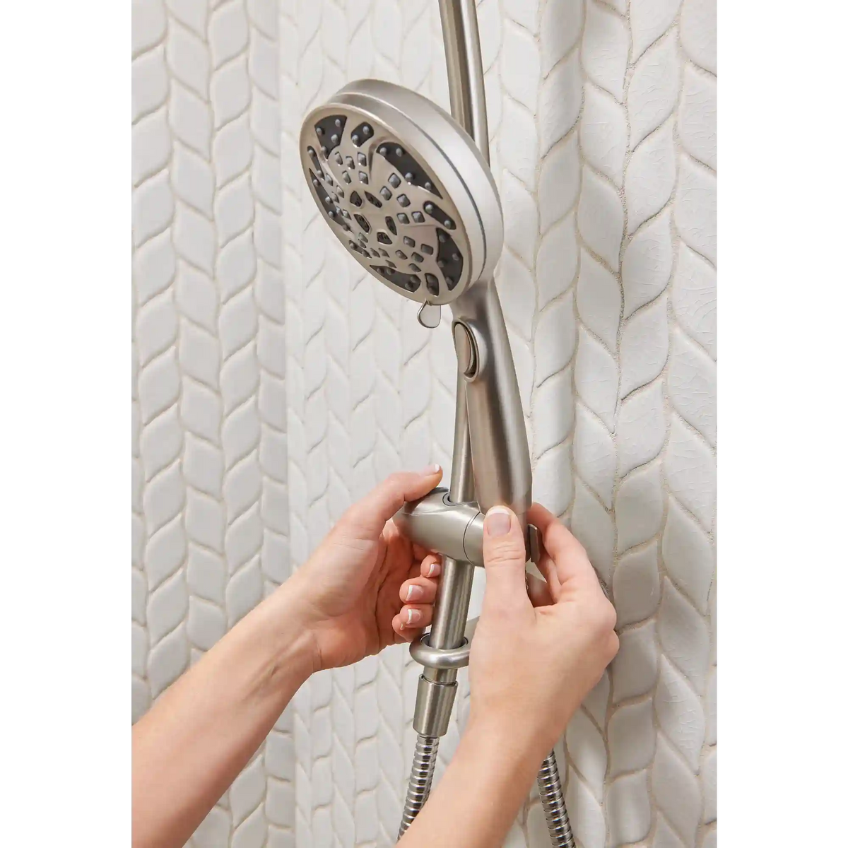 Renewal Five-Function 4 1/2" Diameter Standard Spray Head with Handheld Shower