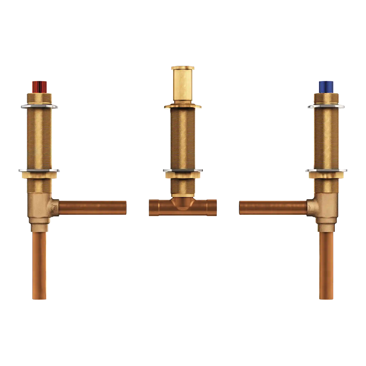 M-Pact Two Handle Roman Tub Valve Adjustable 1/2" CC Connection
