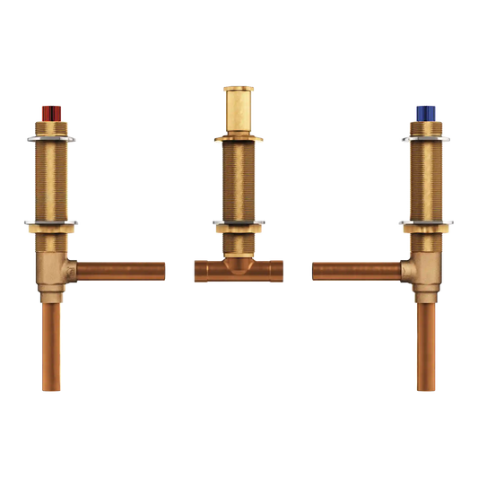 M-Pact Two Handle Roman Tub Valve Adjustable 1/2" CC Connection