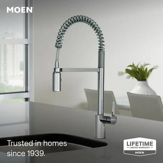 Align MotionSense Wave Single Sensor One-Handle High Arc Pre-Rinse Spring Pulldown Kitchen Faucet