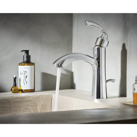 Glyde One-Handle High Arc Bathroom Faucet