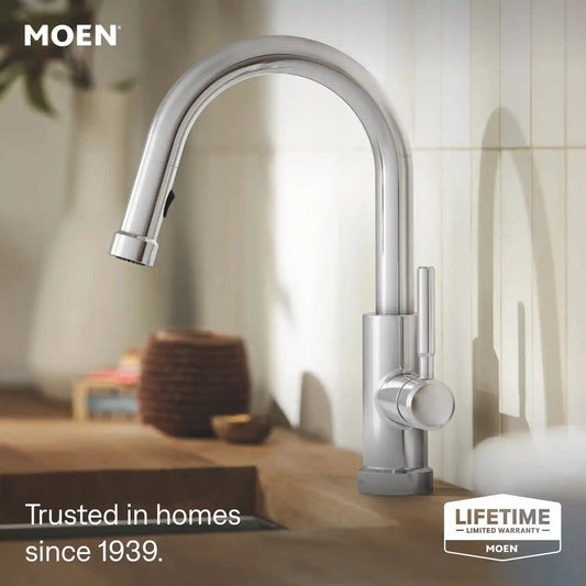 Kivo One-Handle High Arc Pulldown Bar Faucet