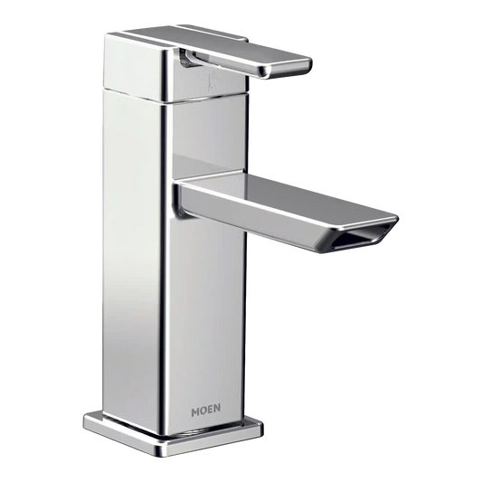90 Degree One-Handle Low Arc Bathroom Faucet