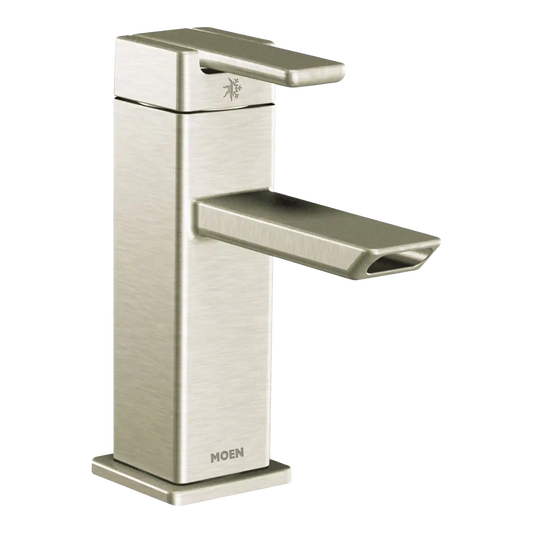 90 Degree One-Handle Low Arc Bathroom Faucet