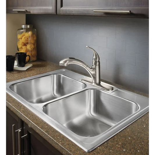 Integra One-Handle Low Arc Pullout Kitchen Faucet
