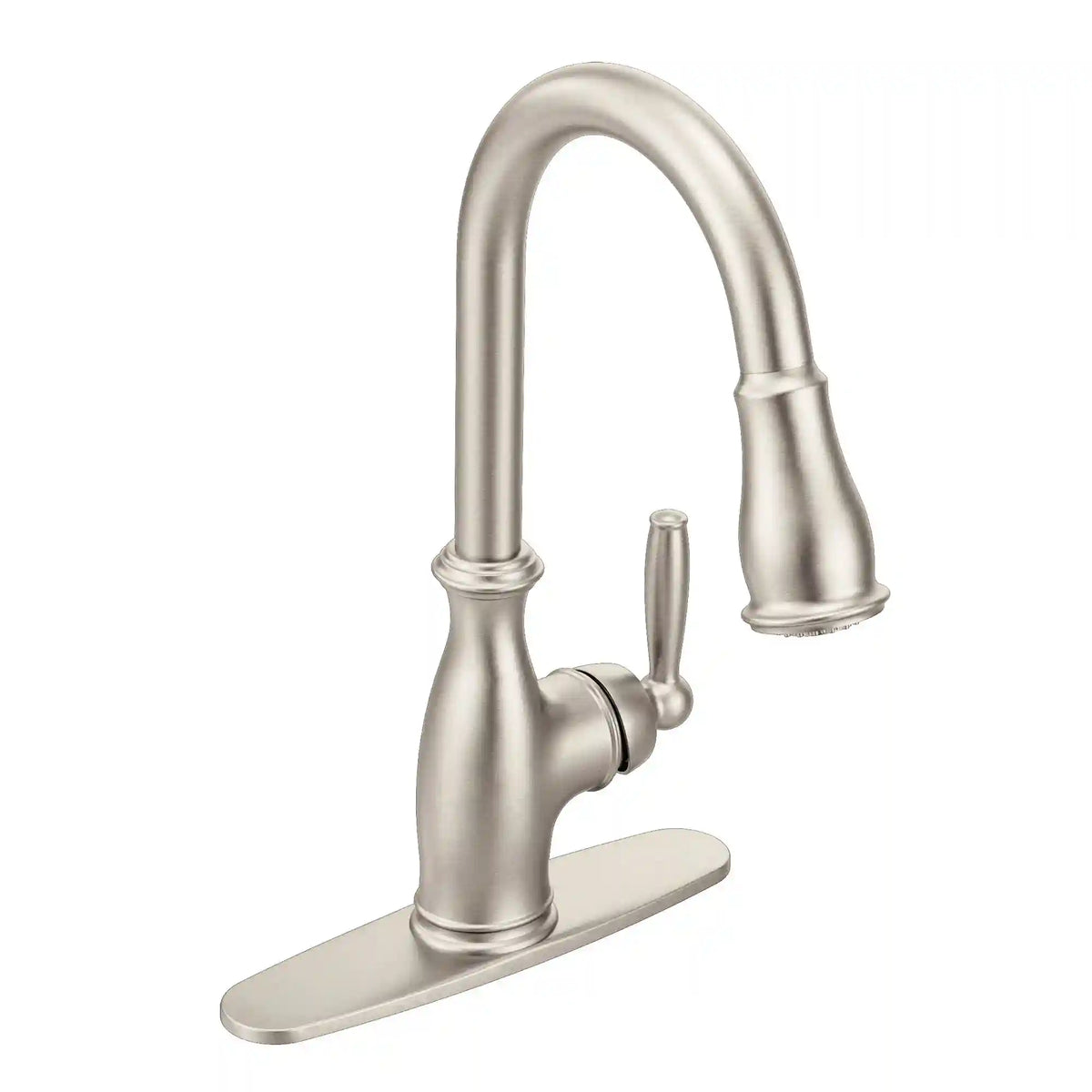 Brantford One-Handle High Arc Pulldown Kitchen Faucet
