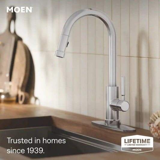 Kivo One-Handle High Arc Pulldown Kitchen Faucet