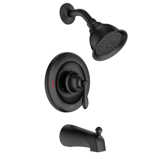 Caldwell Posi-Temp(R) Eco-Performance Tub and Shower Faucet