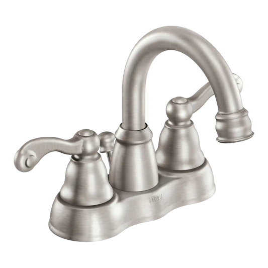 Traditional Two-Handle High Arc Bathroom Faucet