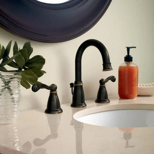 two-handle bathroom faucet