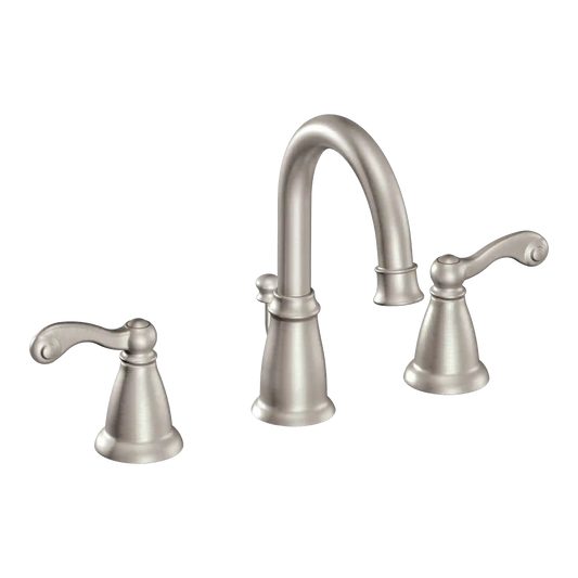 Traditional Two-Handle High Arc Bathroom Faucet