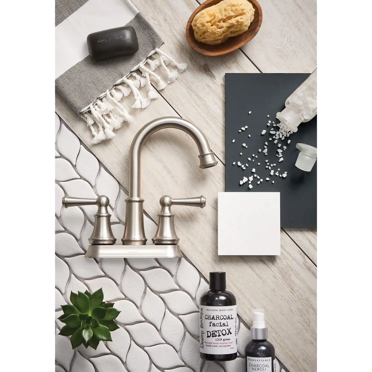 Brecklyn Two-Handle High Arc Bathroom Faucet