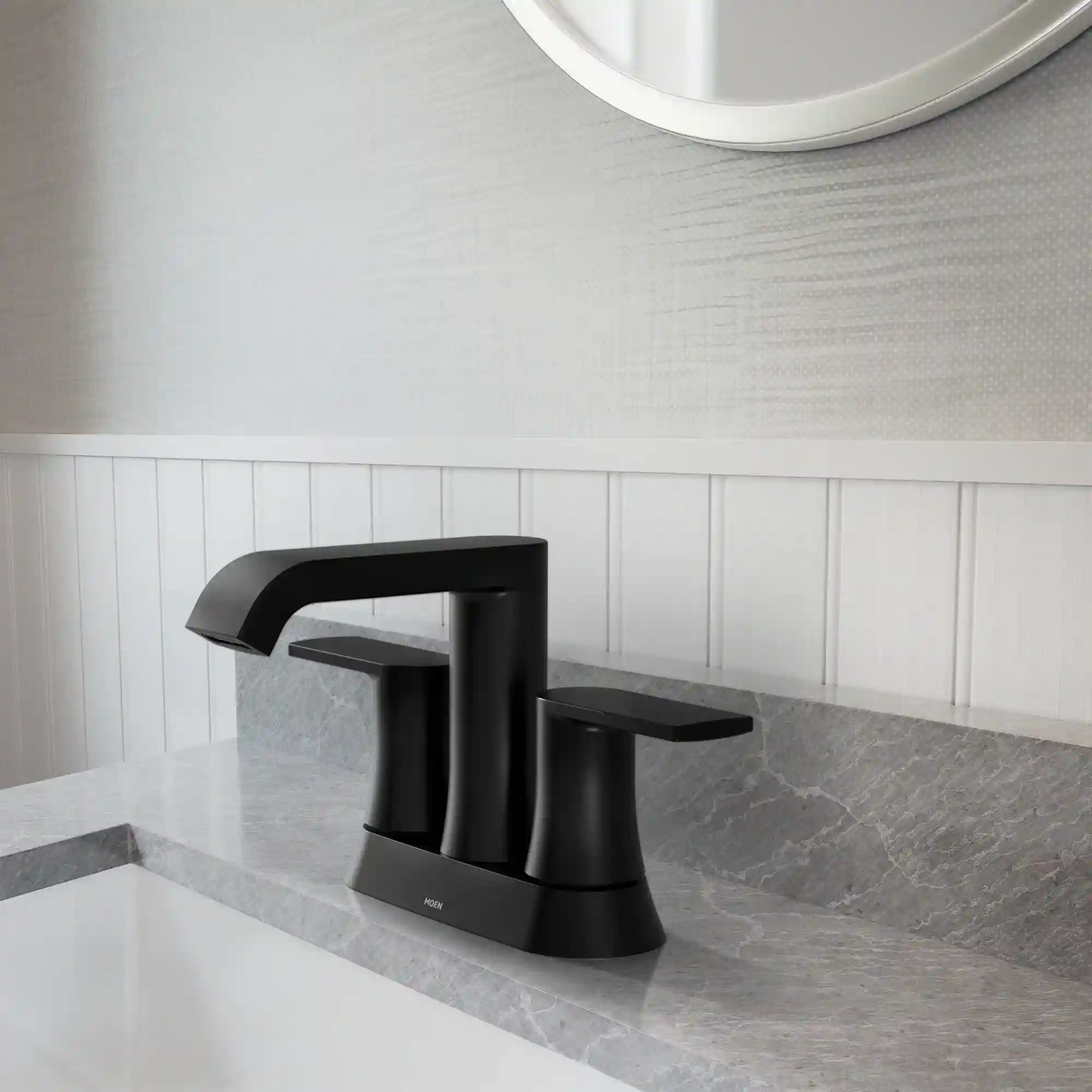 Genta Two-Handle High Arc Bathroom Faucet