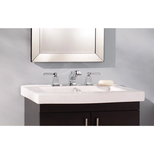 Boardwalk Two-Handle Low Arc Bathroom Faucet