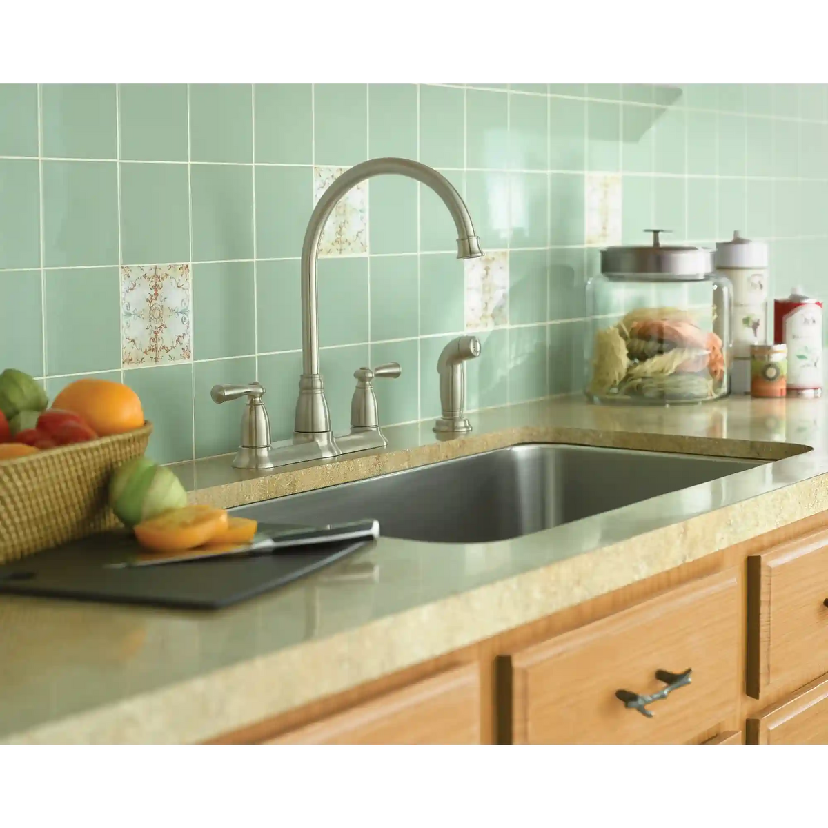 Banbury Two-Handle High Arc Kitchen Faucet