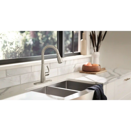 Essie Smart Faucet Voice Control One-Handle High Arc Pulldown Kitchen Faucet
