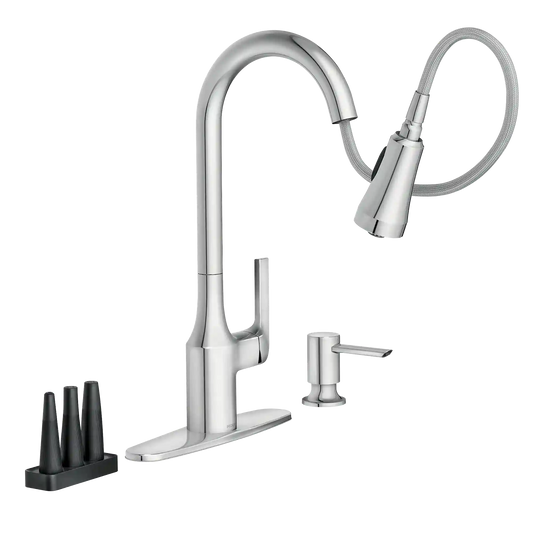 Milton One-Handle High Arc Pulldown Kitchen Faucet