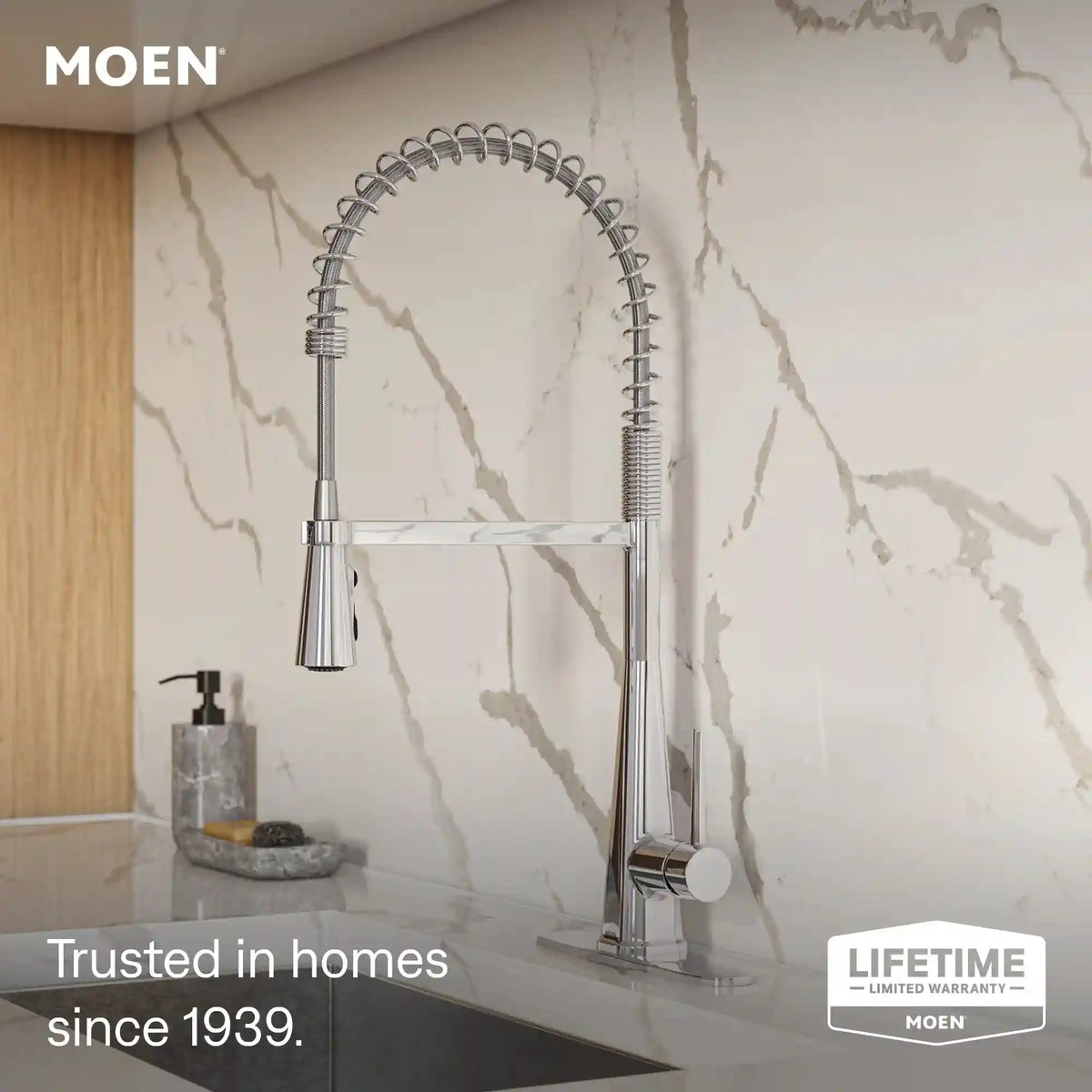 Swyre One-Handle High Arc Pulldown Kitchen Faucet