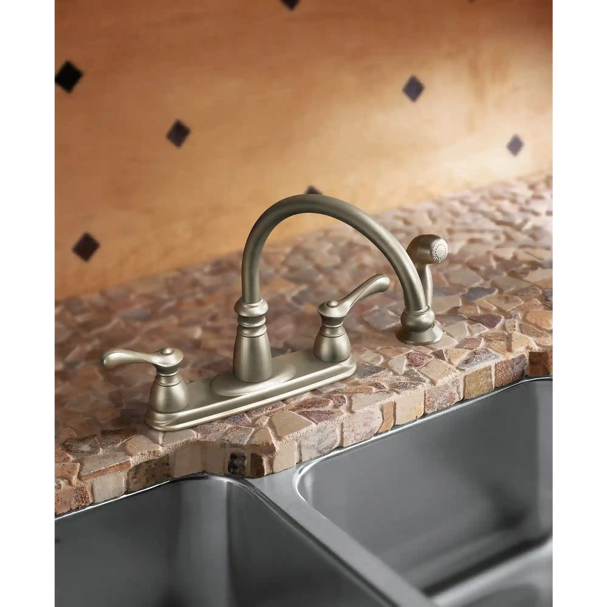 Lexie Two-Handle High Arc Kitchen Faucet