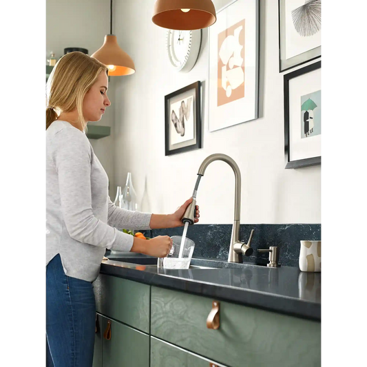 Sarai Smart Kitchen Faucet One-Handle High Arc Pulldown