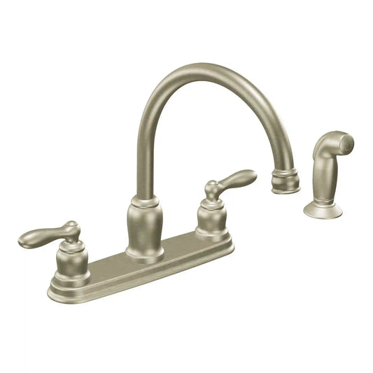 Caldwell Two-Handle High Arc Kitchen Faucet