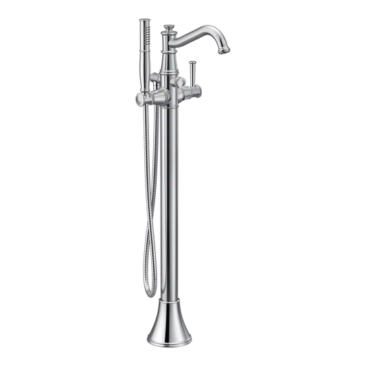 Belfield One-Handle Tub Filler Includes Hand Shower