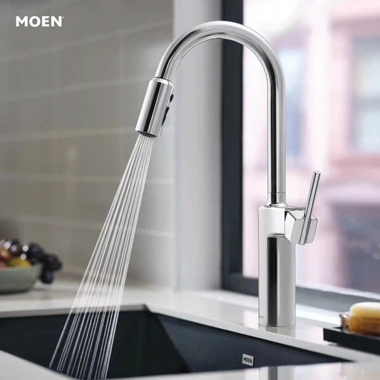 Inara One-Handle High Arc Pulldown Kitchen Faucet