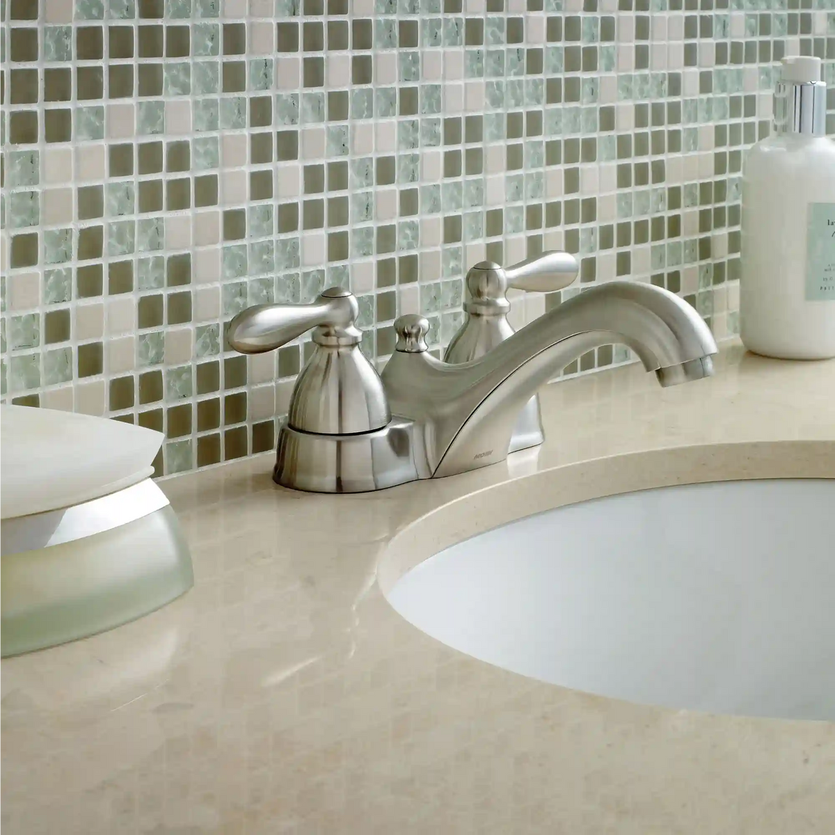 Caldwell Two-Handle Low Arc Bathroom Faucet