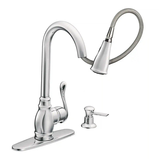 Anabelle One-Handle High Arc Pulldown Kitchen Faucet