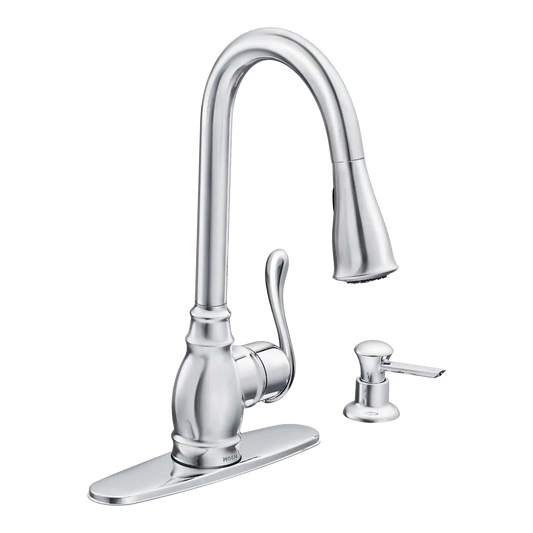 Anabelle One-Handle High Arc Pulldown Kitchen Faucet