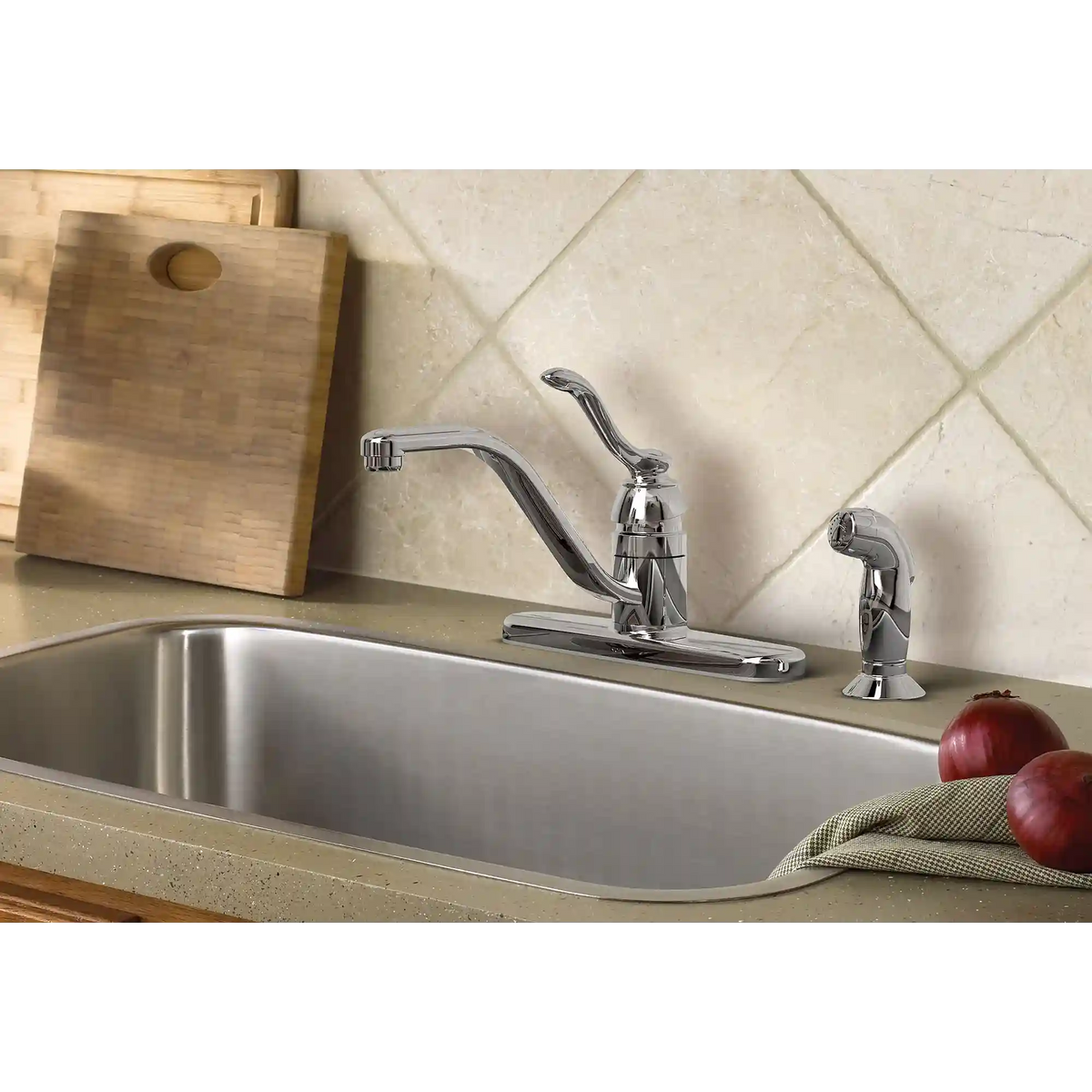 Banbury One-Handle Low Arc Kitchen Faucet