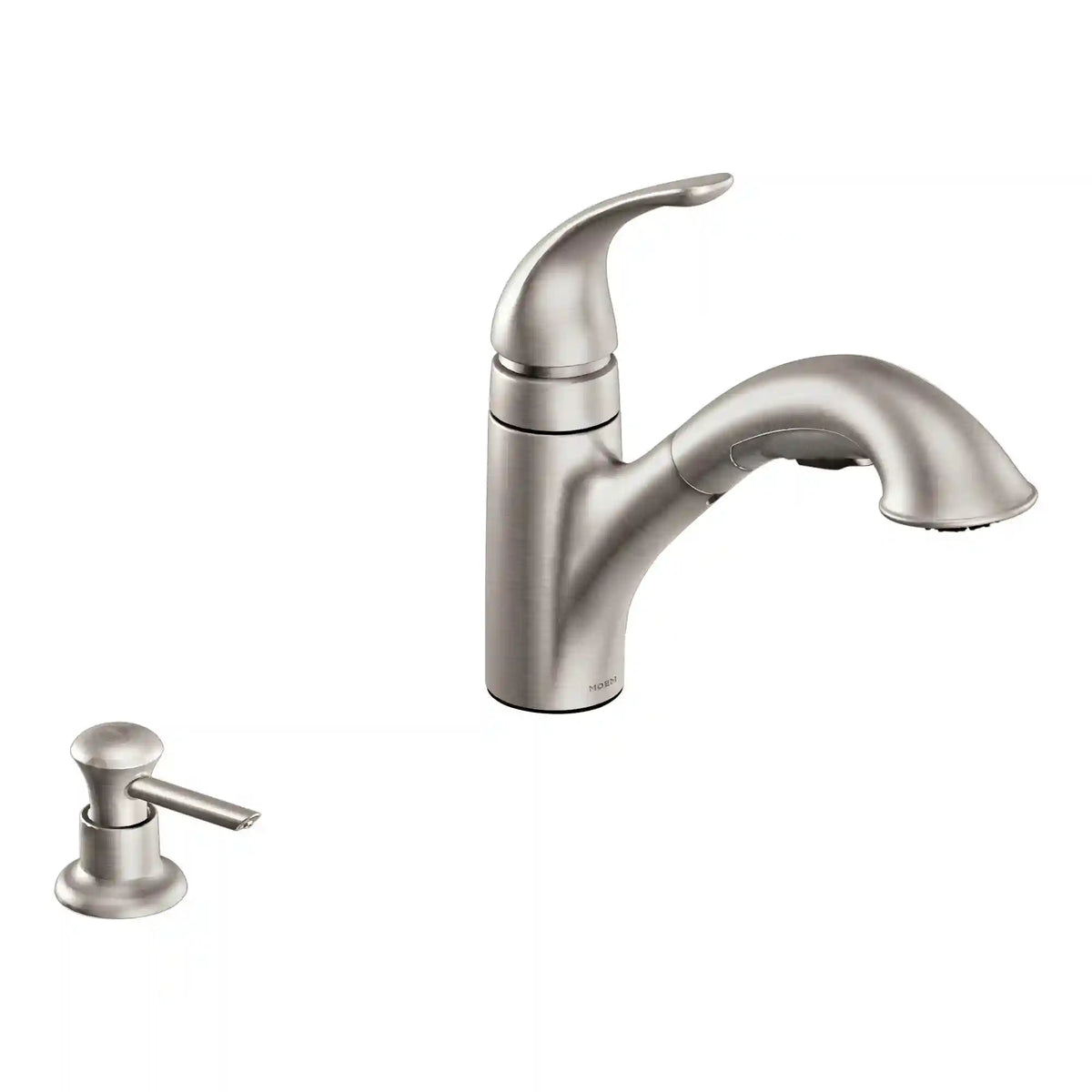 Caprillo One-Handle Low Arc Pullout Kitchen Faucet