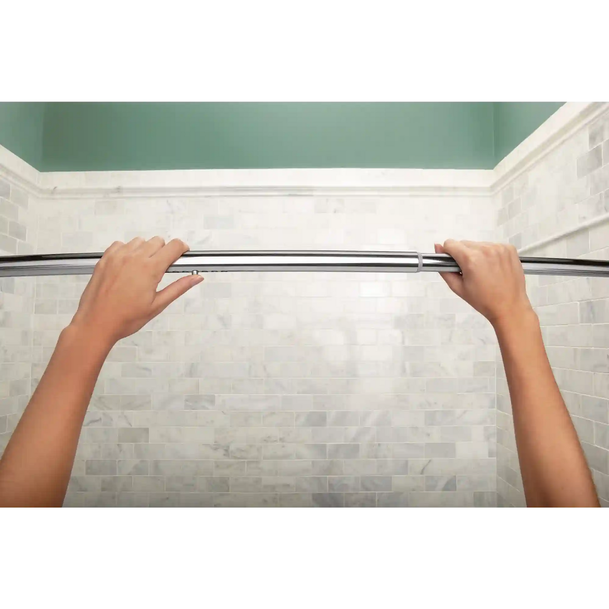 Curved Shower Rods Tension Curved Shower Rod