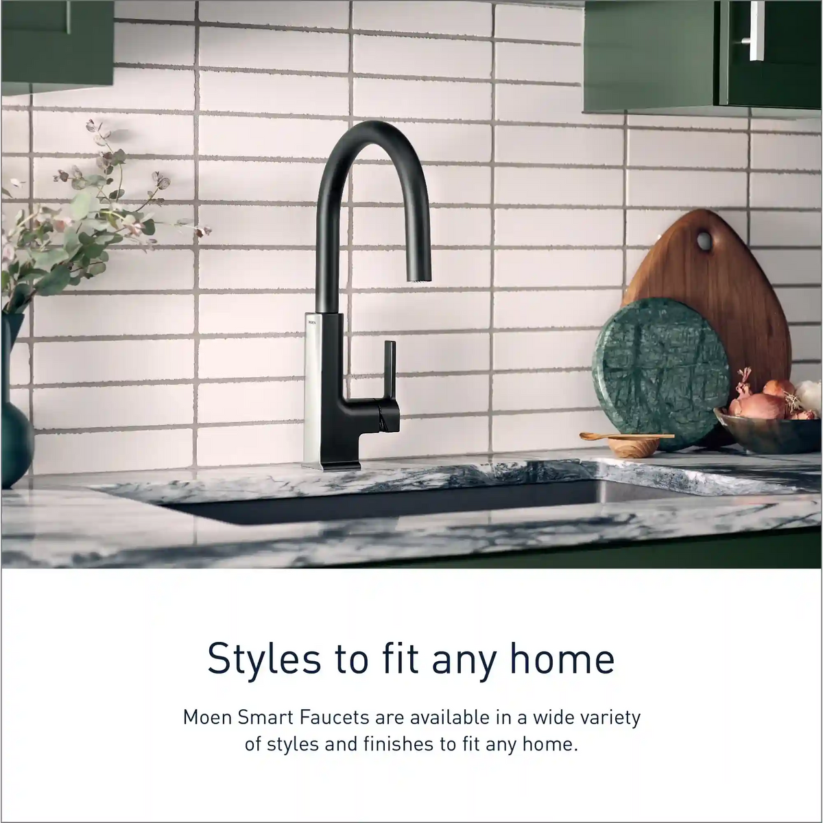 Sto Smart Faucet Voice Control One-Handle High Arc Pulldown Kitchen Faucet