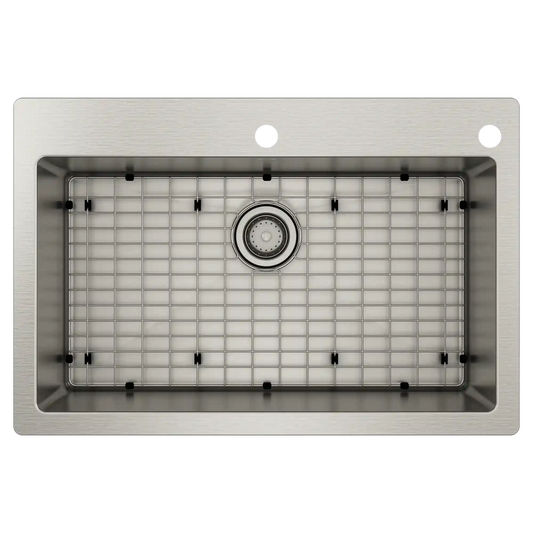 Prep 33" Steel Dual Mount Single Bowl Sink