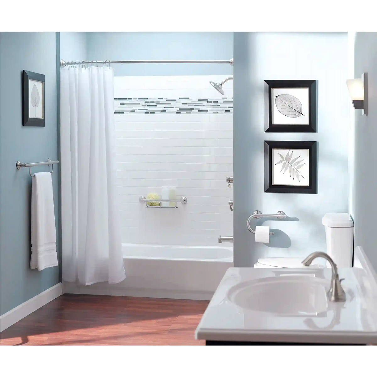 16" Grab Bar with Shelf