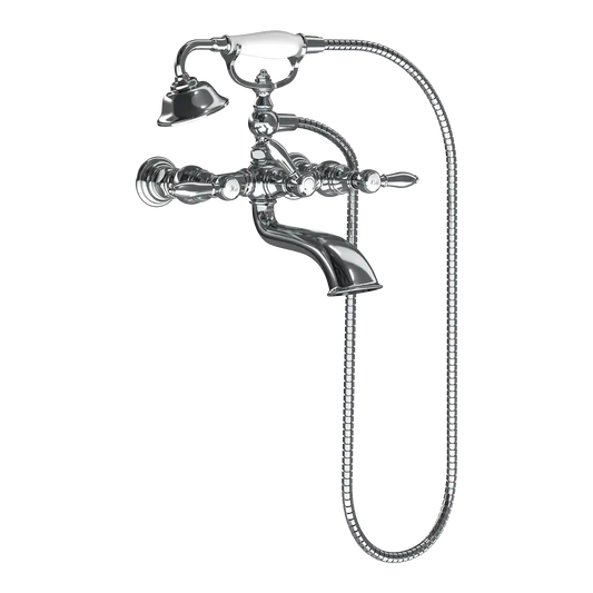 Weymouth Two-Handle Tub Filler Includes Hand Shower