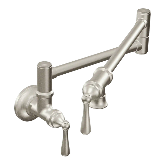 Traditional Two-Handle Pot Filler Kitchen Faucet