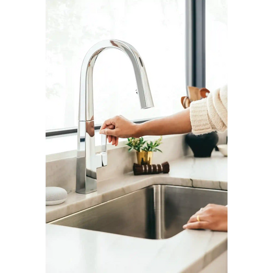 Nio Smart Kitchen One-Handle High Arc Pulldown Kitchen Faucet