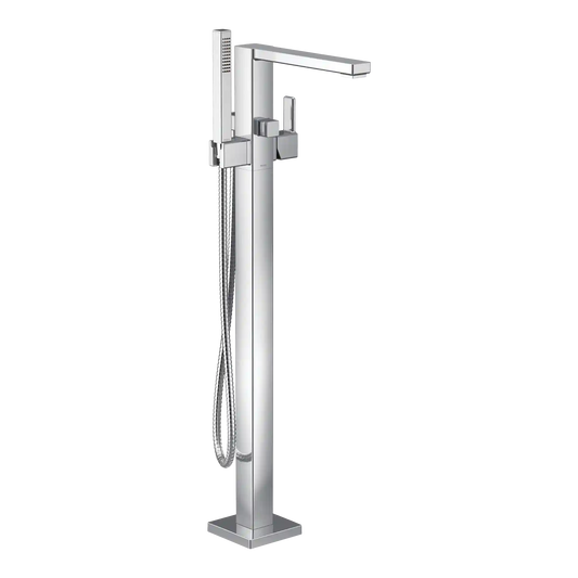 90 Degree One-Handle Tub Filler Includes Hand Shower