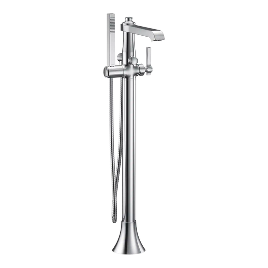 Flara One-Handle Tub Filler Includes Hand Shower