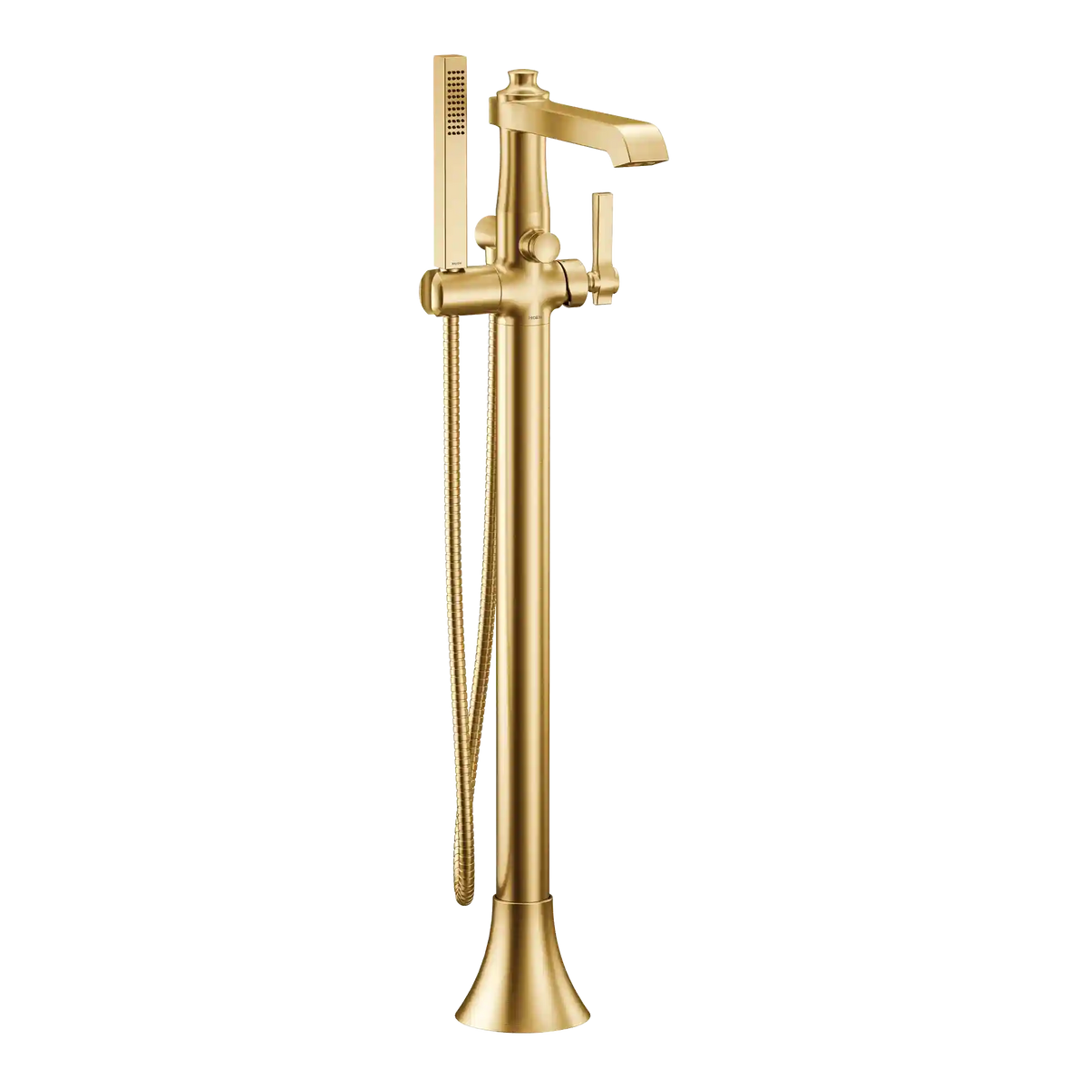 Flara One-Handle Tub Filler Includes Hand Shower