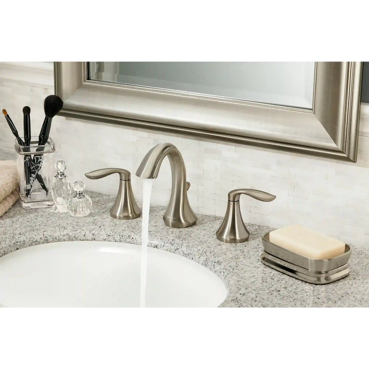 Eva Two-Handle High Arc Bathroom Faucet