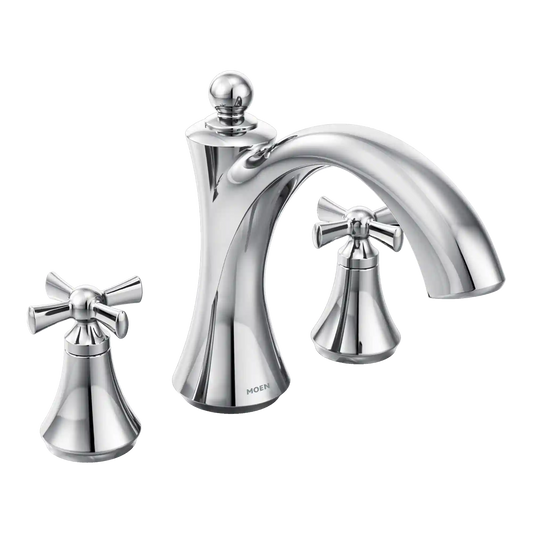 Wynford Two-Handle Non-Diverter Roman Tub Faucet