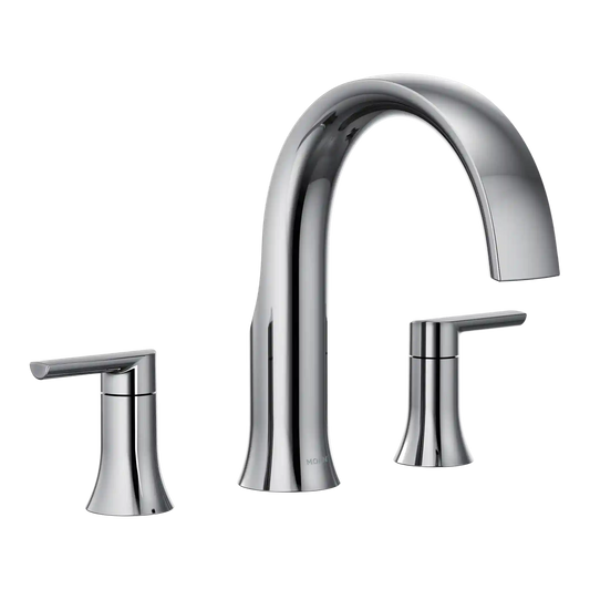 Doux Two-Handle Non-Diverter Roman Tub Faucet